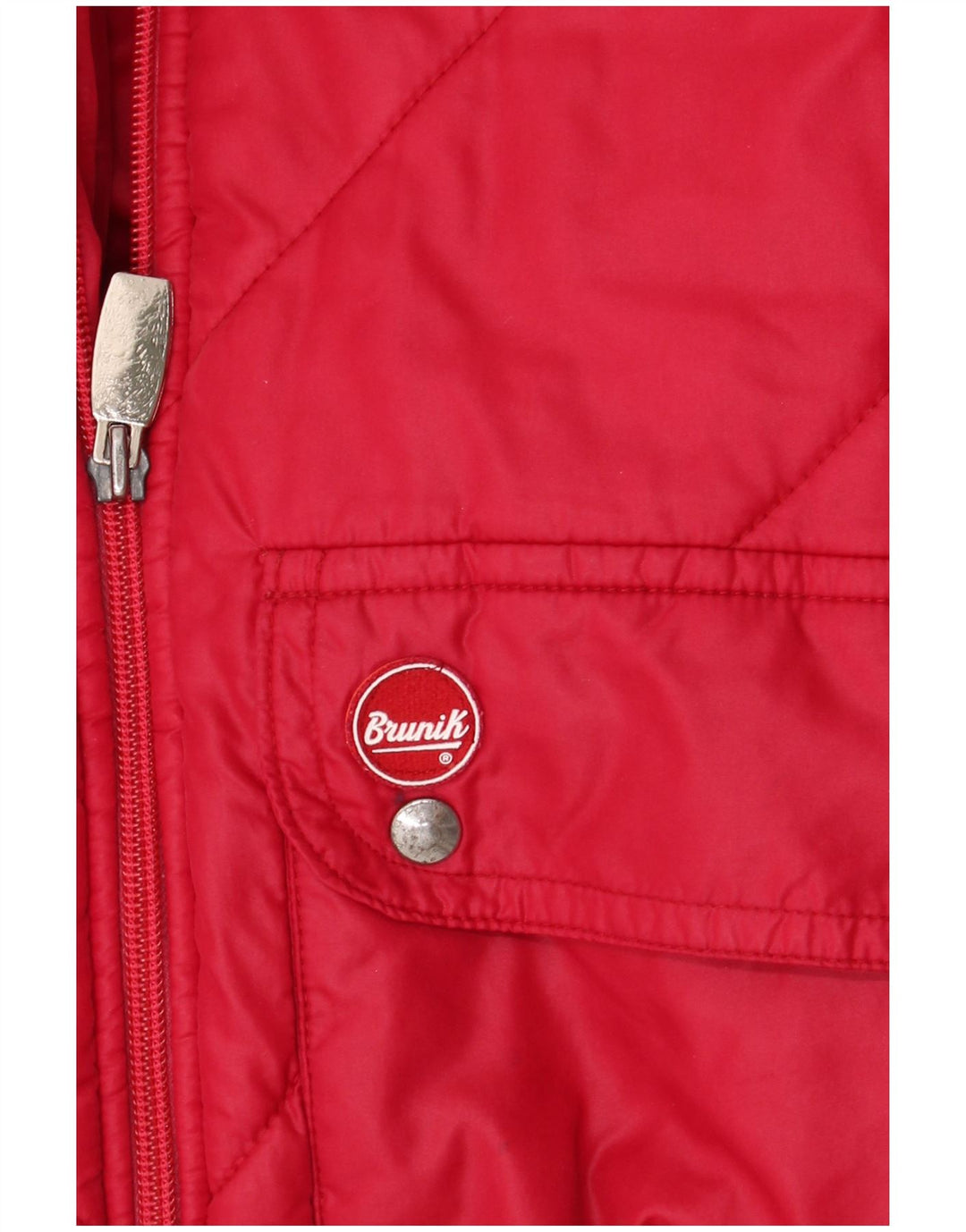 Giacca imbottita da uomo Brunik UK 38 Medium Red Colourblock