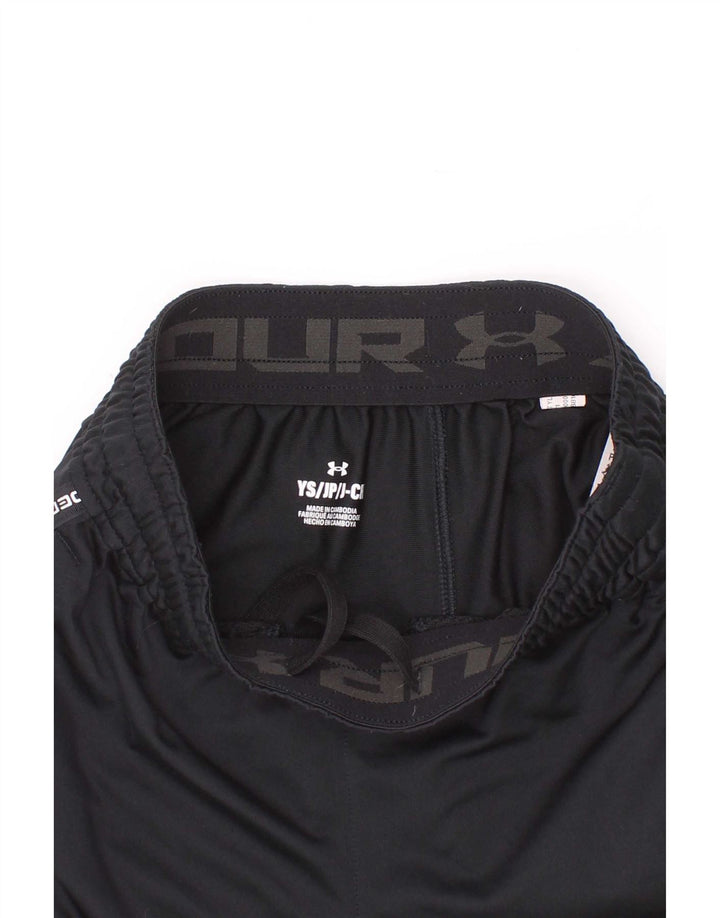 Pantaloncini sportivi grafici da ragazzo Under Armour 7-8 anni piccoli in poliestere nero