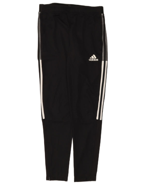 Adidas Womens Aeroready Tracksuit Trousers UK 10 Small Black Polyester
