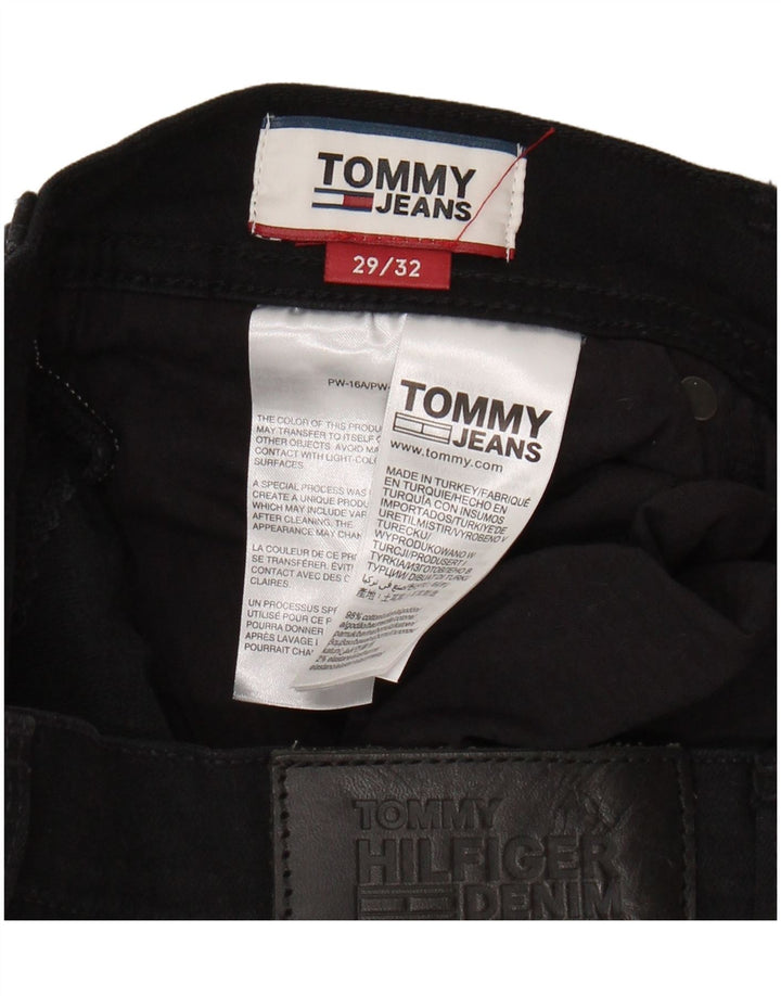 TOMMY HILFIGER Jeans dritti Ryan da uomo W29 L32 cotone nero