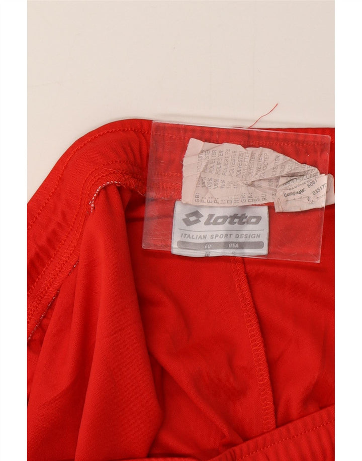 Pantaloncini sportivi da uomo LOTTO Poliestere rosso medio