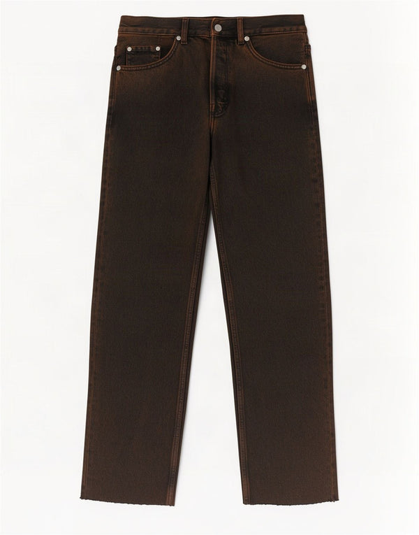 Jeans dritti da uomo a vita media Cos W29 L28 Marrone