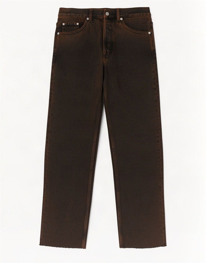 Jeans dritti da uomo a vita media Cos W29 L28 Marrone