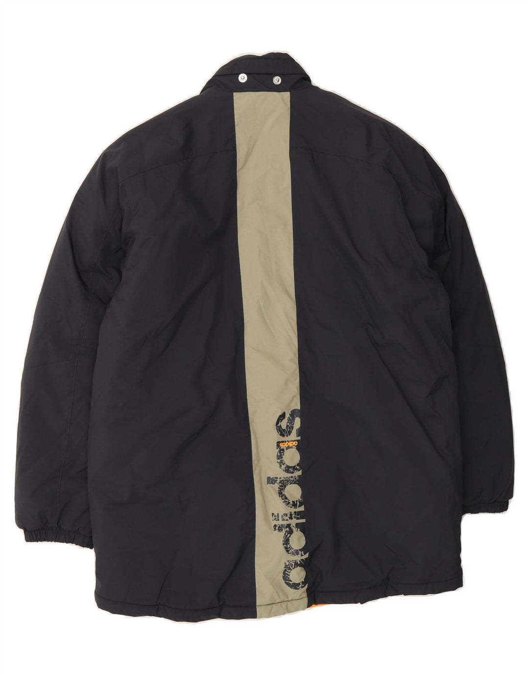 ADIDAS Boys Graphic Windbreaker Jacket 15-16 Years Navy Blue Polyester Vintage Adidas and Second-Hand Adidas from Messina Hembry 