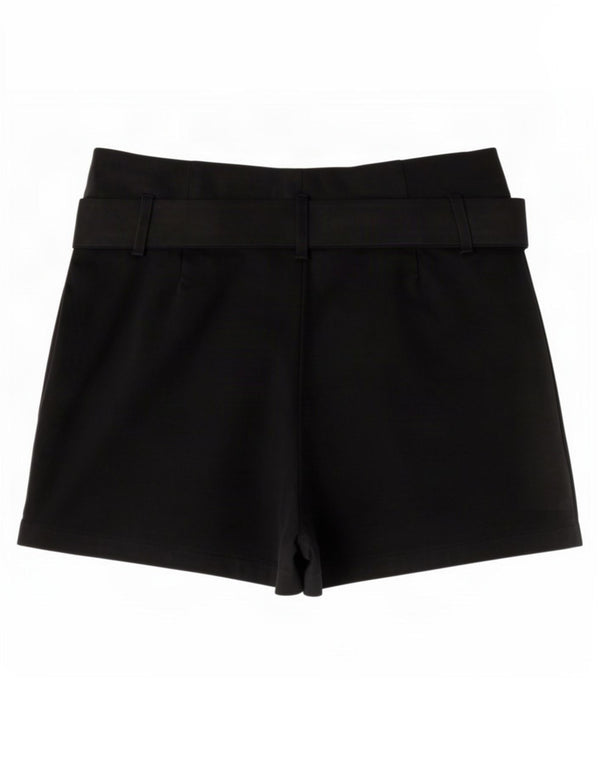 Pantaloncini chino a vita alta da donna Zara piccoli W26 neri