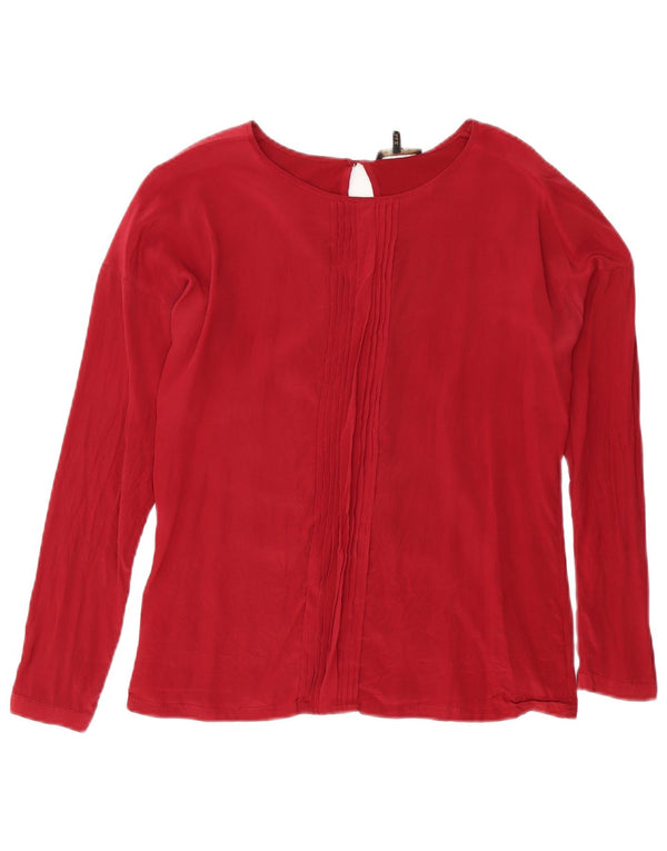 Massimo Dutti Camicetta ampia da donna, vestibilità ampia, UK 10, piccola, rossa