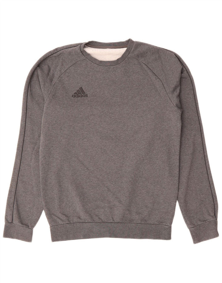 Felpa Adidas Uomo Maglione Piccolo Cotone Grigio