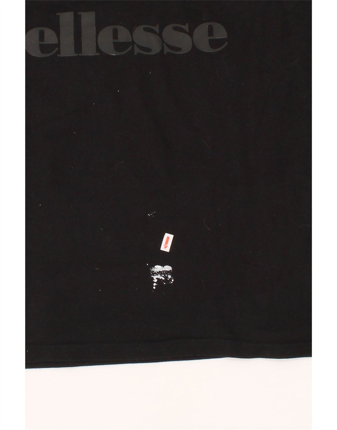 ELLESSE Mens Graphic T-Shirt Top Medium Black Cotton Vintage Ellesse and Second-Hand Ellesse from Messina Hembry 