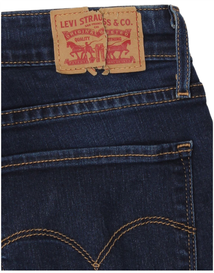 Jeans Levi's da donna 720 bootcut a vita alta W30 L30 cotone blu navy
