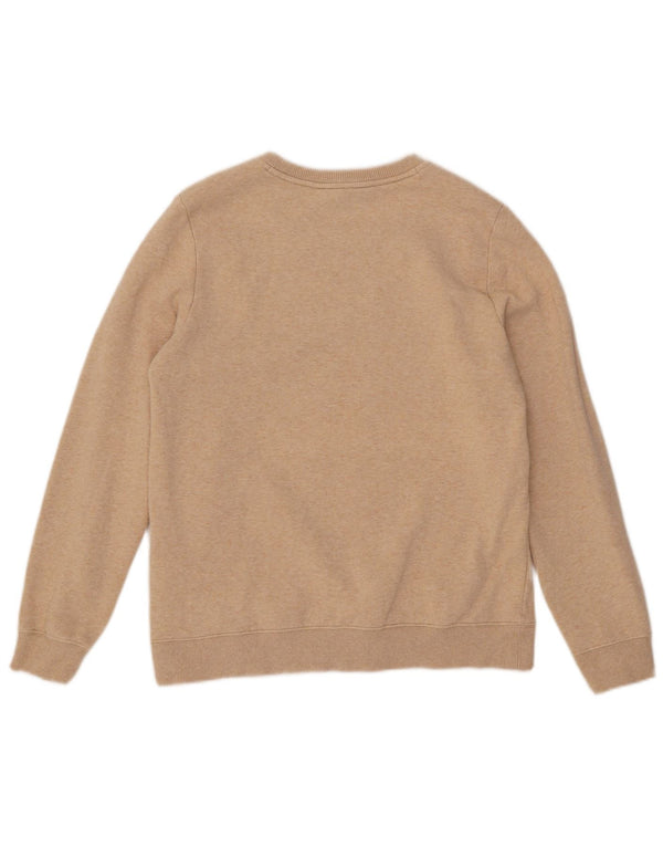 Felpa grafica da donna Tommy Hilfiger Maglione UK 14 Cotone beige medio