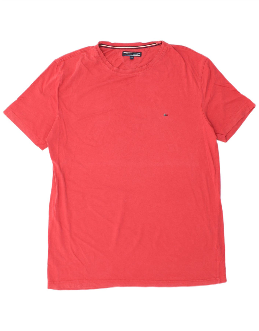 T-shirt da uomo Tommy Hilfiger Top 2XL cotone rosso