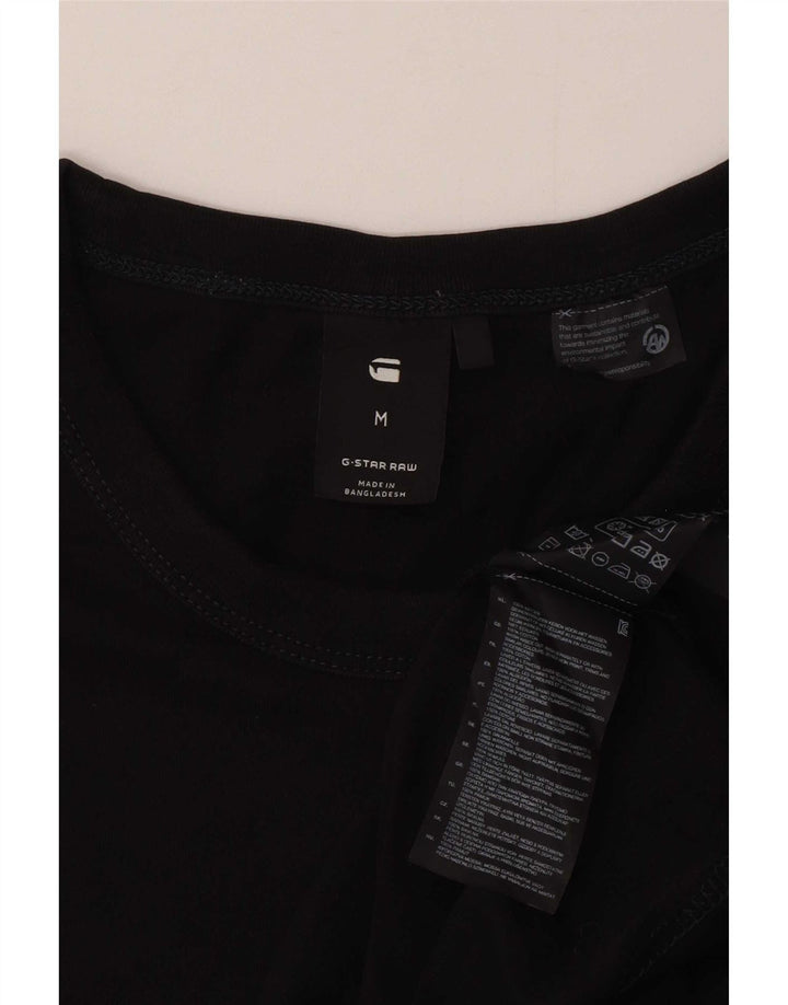 T-shirt grafica da uomo G-Star Top in cotone nero medio
