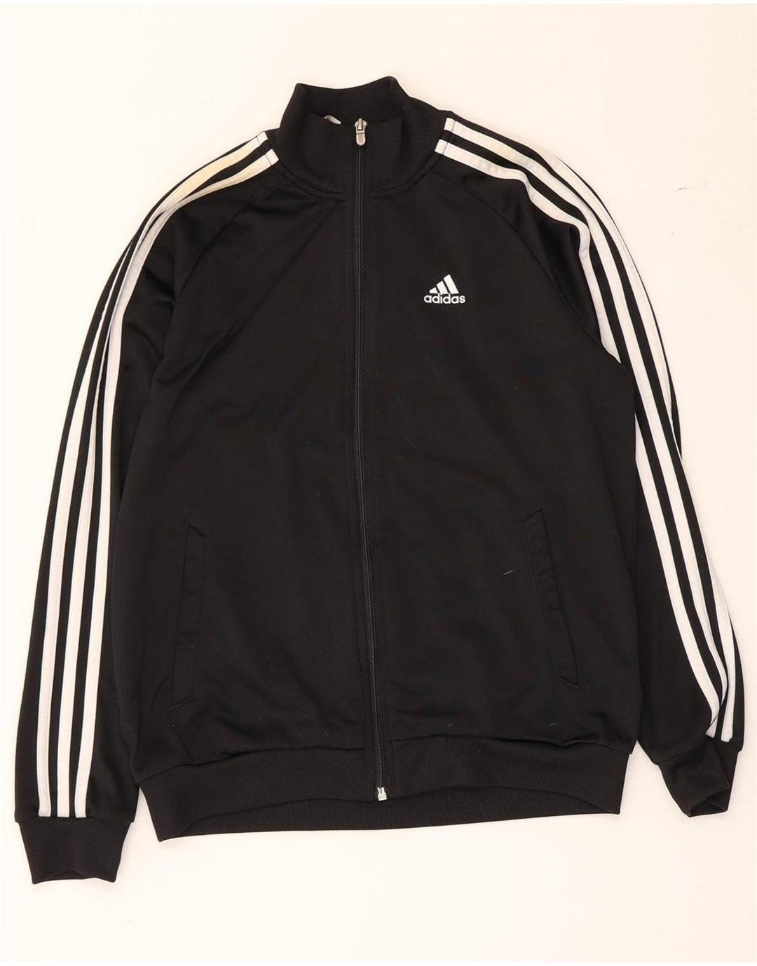 Giacca da tuta Adidas Clima 365 da ragazzo 11-12 anni in poliestere nero