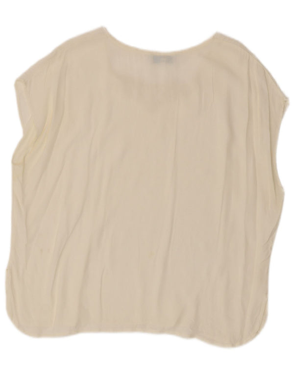 Camicetta da donna Fiori di Chiara Top IT 50 XL Acetato floreale bianco