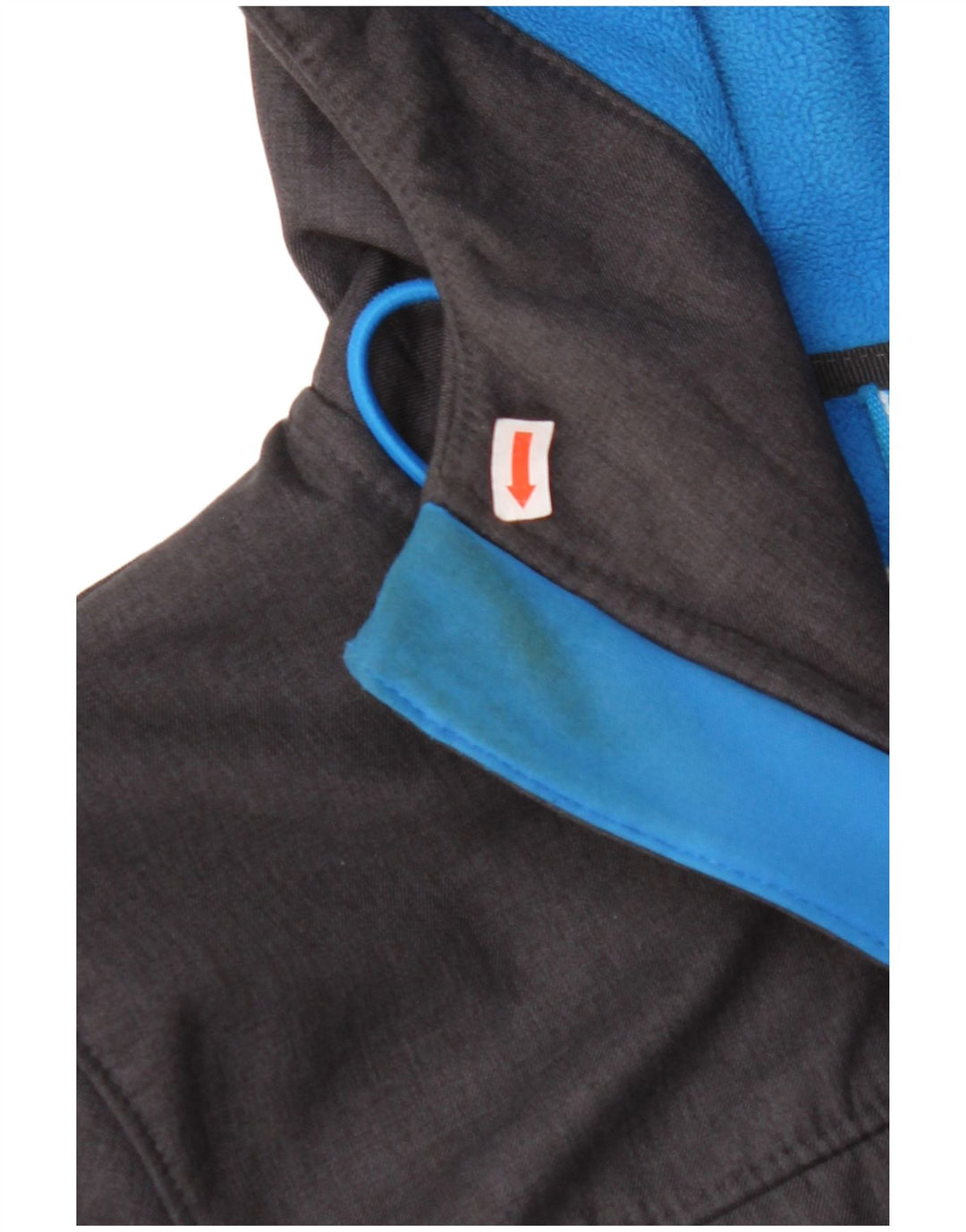 Giacca a vento con cappuccio grafica da uomo SUPERDRY UK 42 XL poliestere grigio