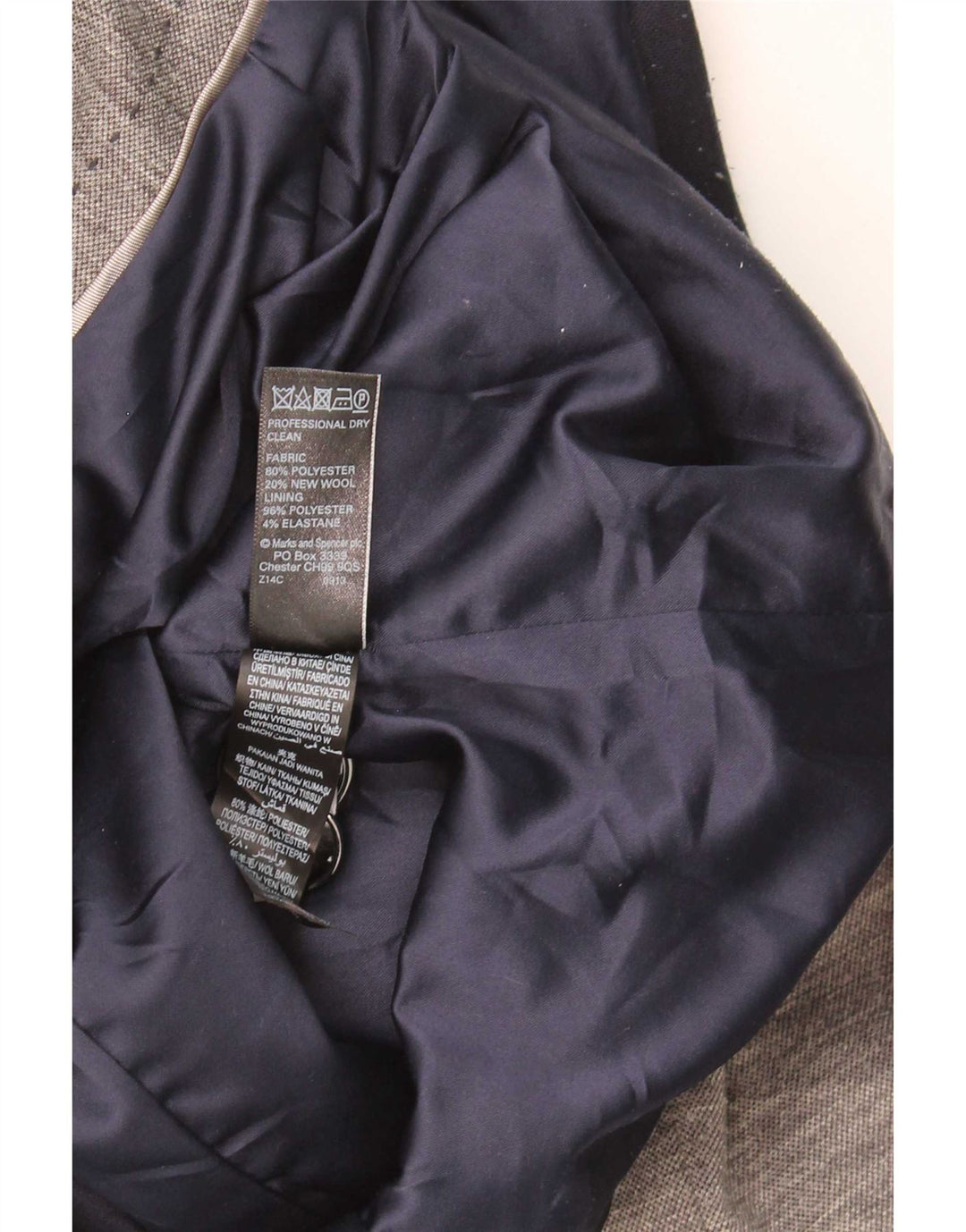 Giacca blazer da donna Marks & Spencer Autograph a 2 bottoni UK 12 Grigio medio