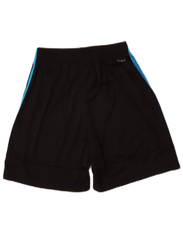 Pantaloncini sportivi Adidas Climalite da uomo piccoli in poliestere nero