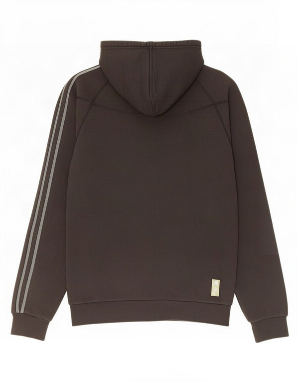 Adidas Mens Zip Hoodie Sweater Small Black Cotton