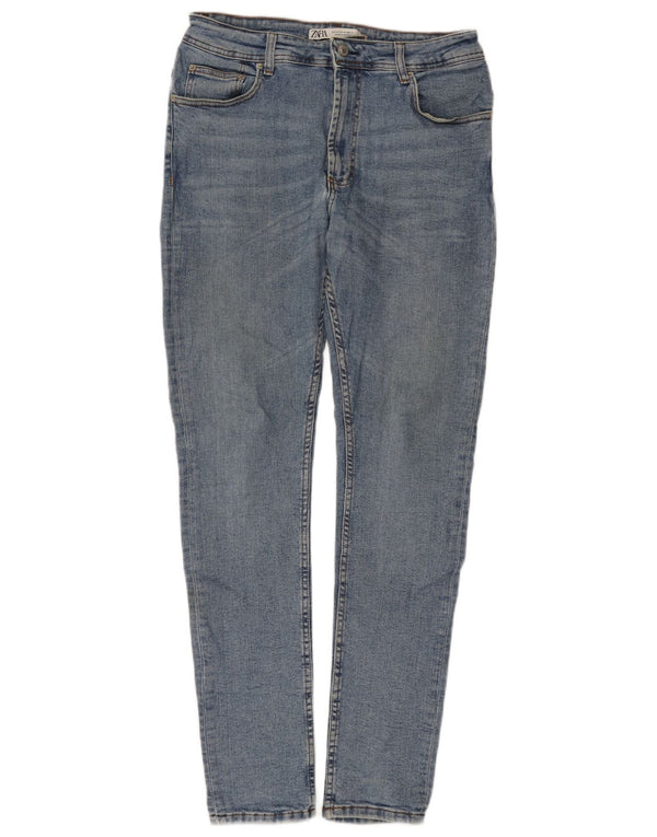 Jeans skinny da uomo Zara EU 44 Large W34 L32 Blu