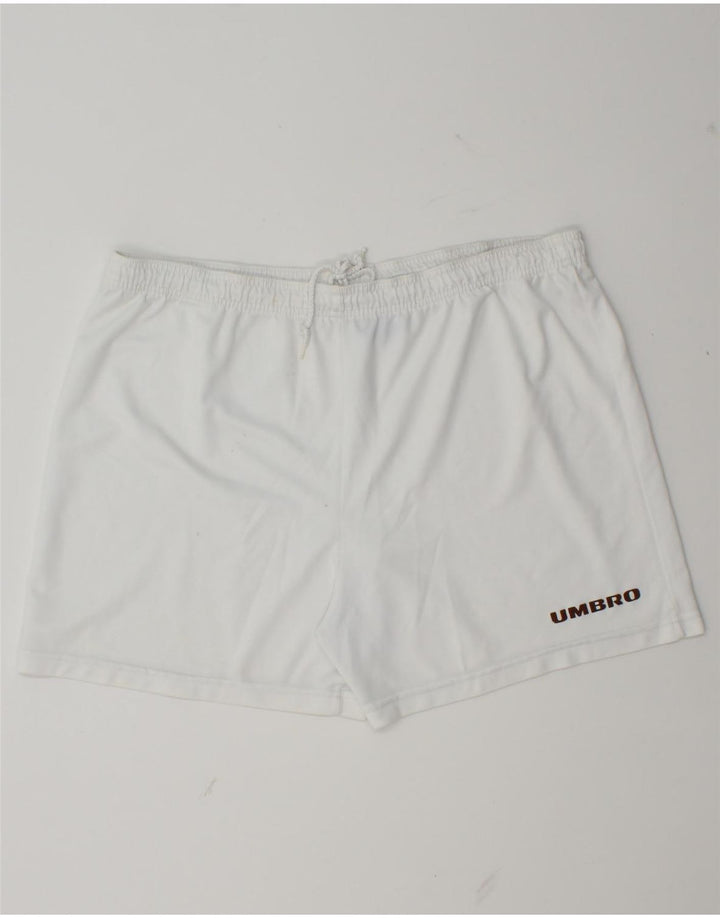 Pantaloncini sportivi Umbro da uomo XL poliestere bianco