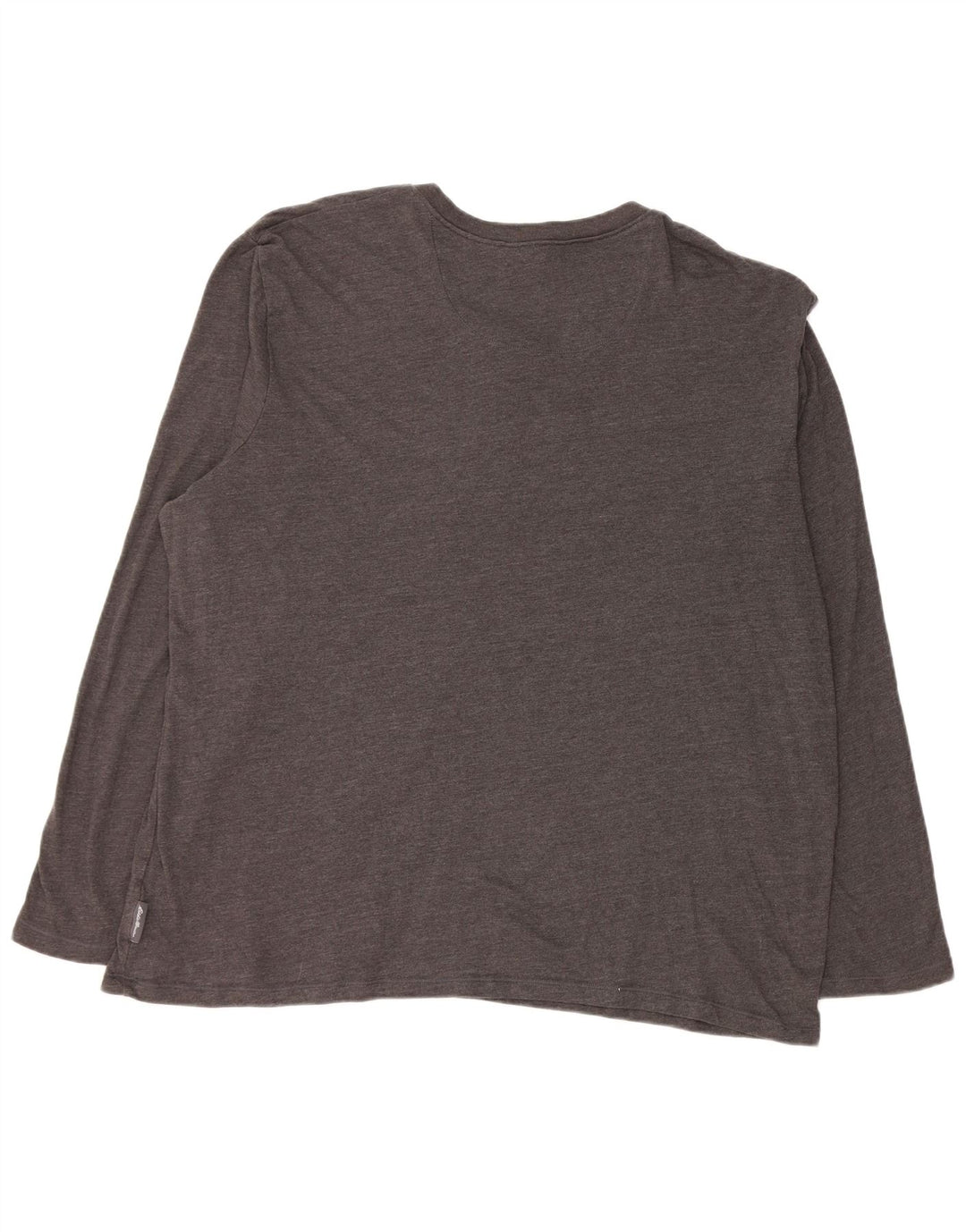 EDDIE BAUER Top da uomo a maniche lunghe 2XL in cotone grigio