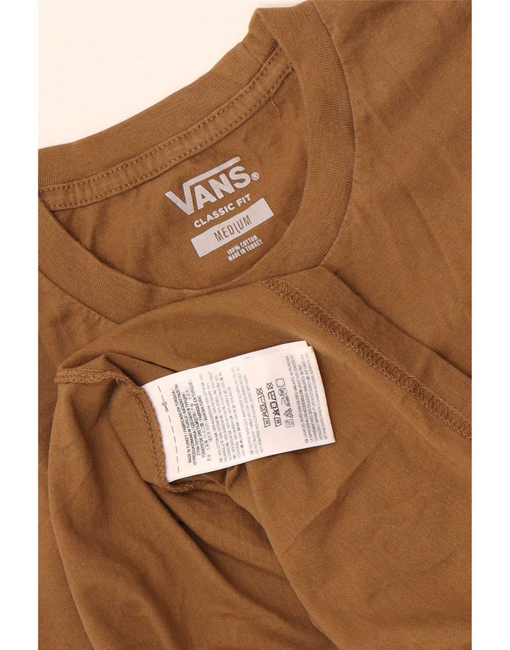 T-shirt grafica da uomo con vestibilità classica Vans, cotone beige medio