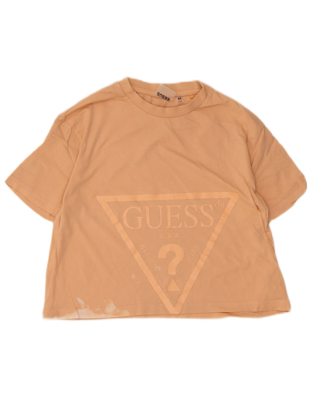 T-shirt grafica corta da donna Guess UK 12 arancione medio
