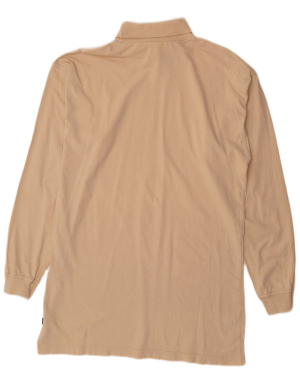 Adidas Maglia a maniche lunghe da uomo UK 42/44 Large Beige Cotton