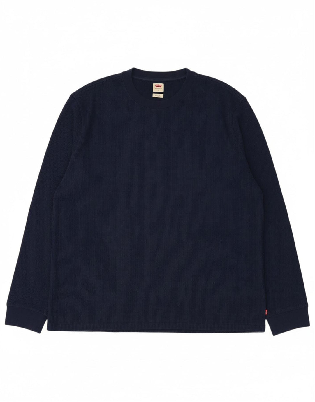 LEVI'S Mens Standard Top Long Sleeve XL Navy Blue Cotton