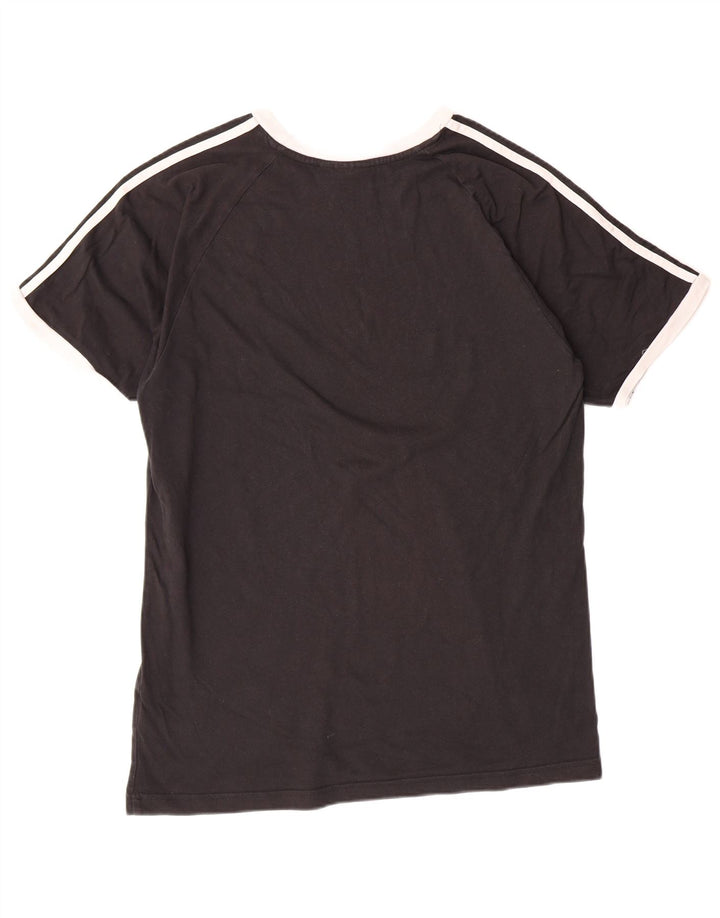 T-shirt da uomo ADIDAS Top grande in cotone nero
