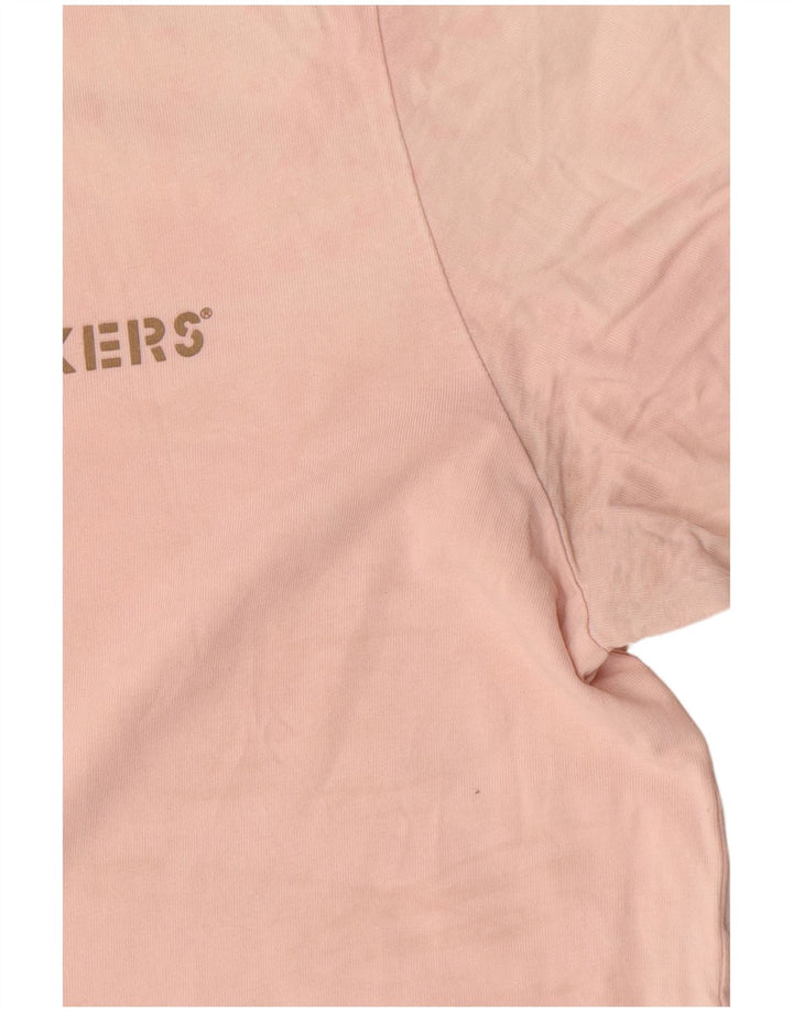 T-shirt slim da uomo Dockers Top grande in cotone rosa
