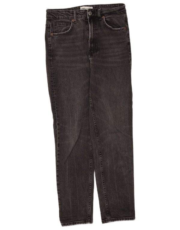 Zara Womens Tapered Jeans EU 36 XS W26 L27 Grey