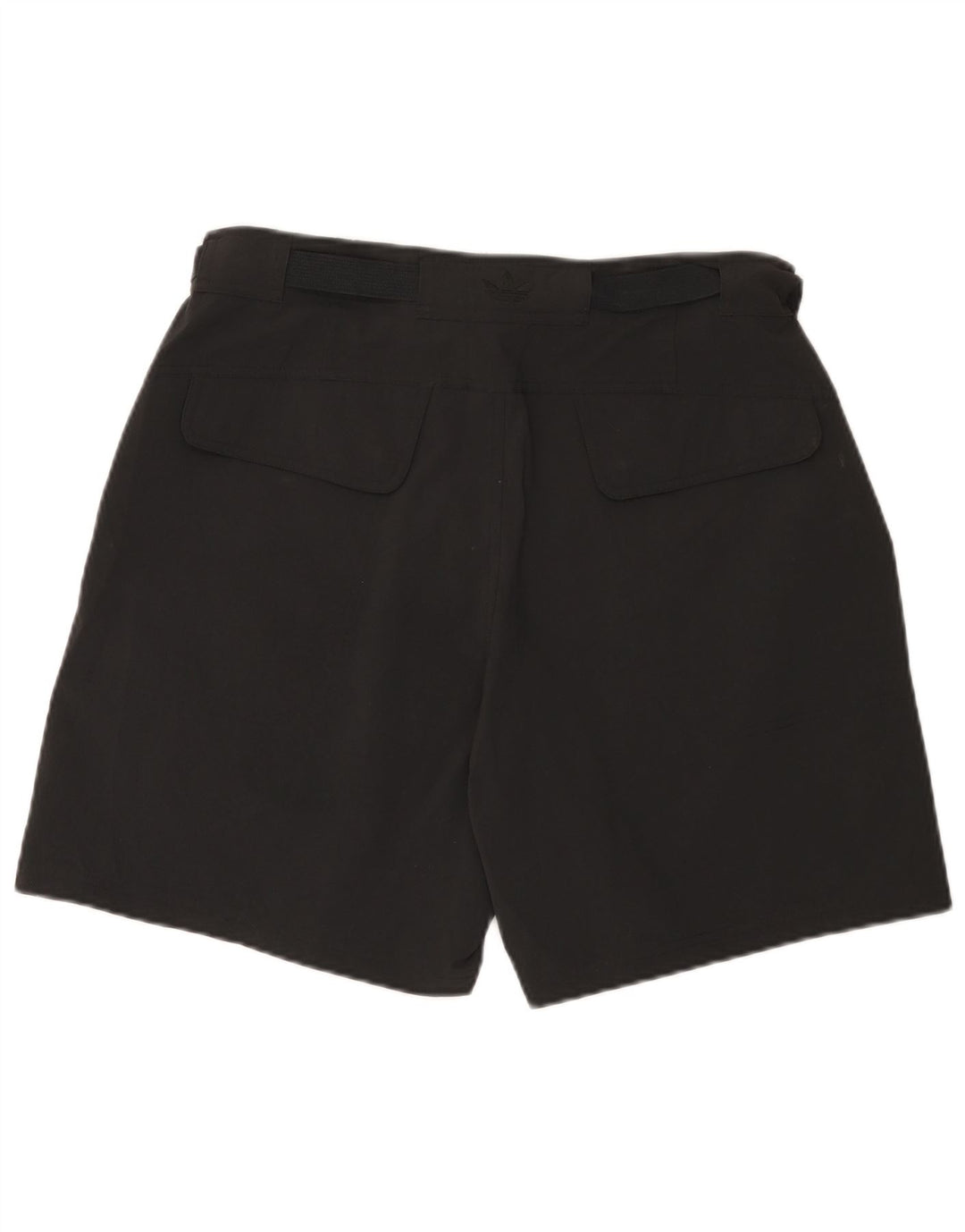 Pantaloncini cargo Adidas da uomo grandi W36 neri in poliammide