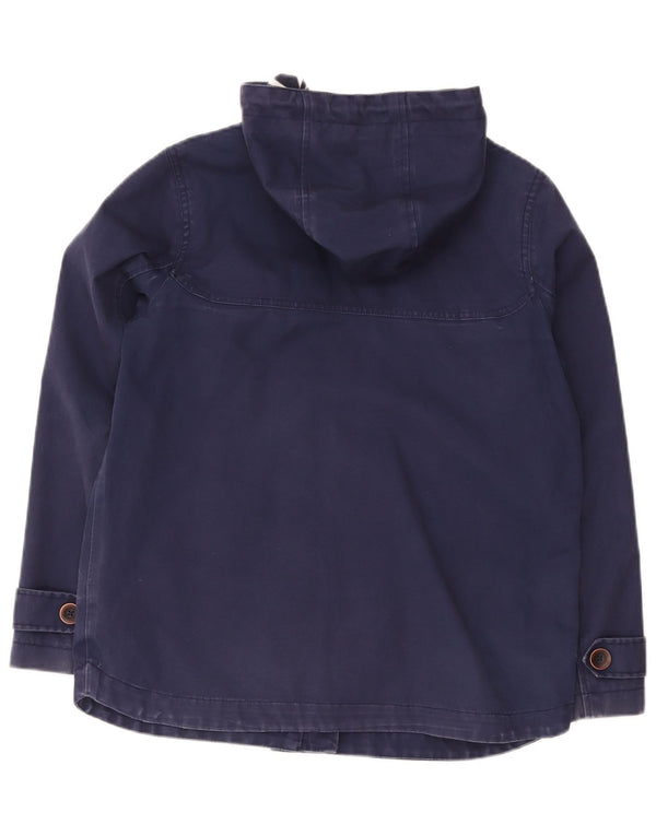 Impermeabile con cappuccio da donna Joules UK 12 medio cotone blu navy