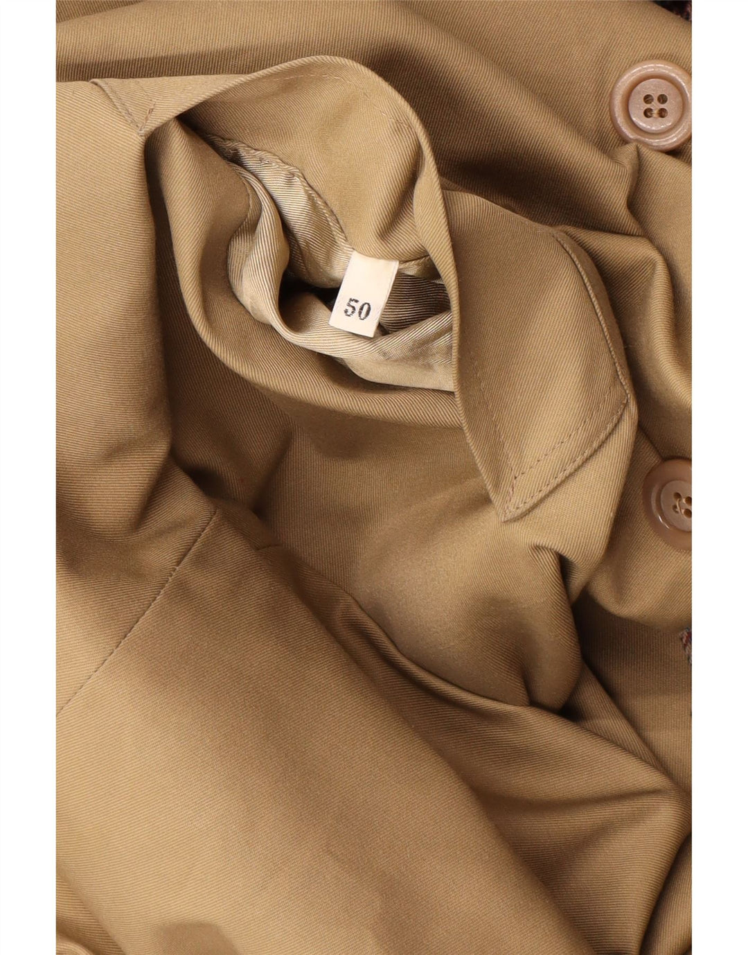 Soprabito reversibile vintage da donna IT 50 XL Beige