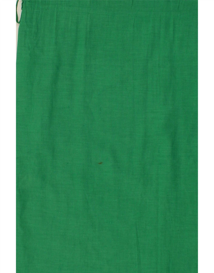 VINTAGE Womens Sheath Dress IT 48 XL Green Floral Vintage Vintage and Second-Hand Vintage from Messina Hembry 