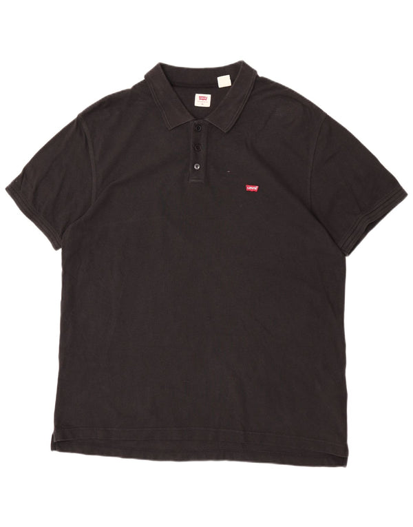 Polo Levi's da uomo XL in cotone nero