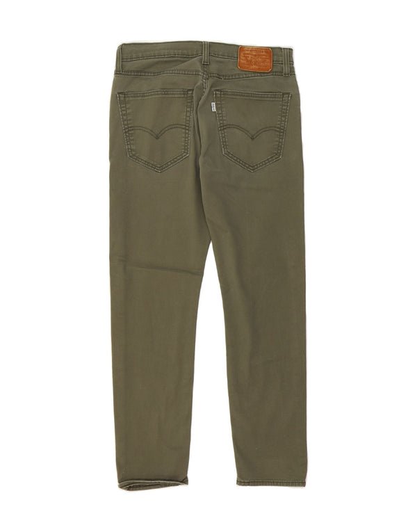 LEVI'S Pantaloni casual affusolati slim 512 da uomo W30 L30 in cotone verde