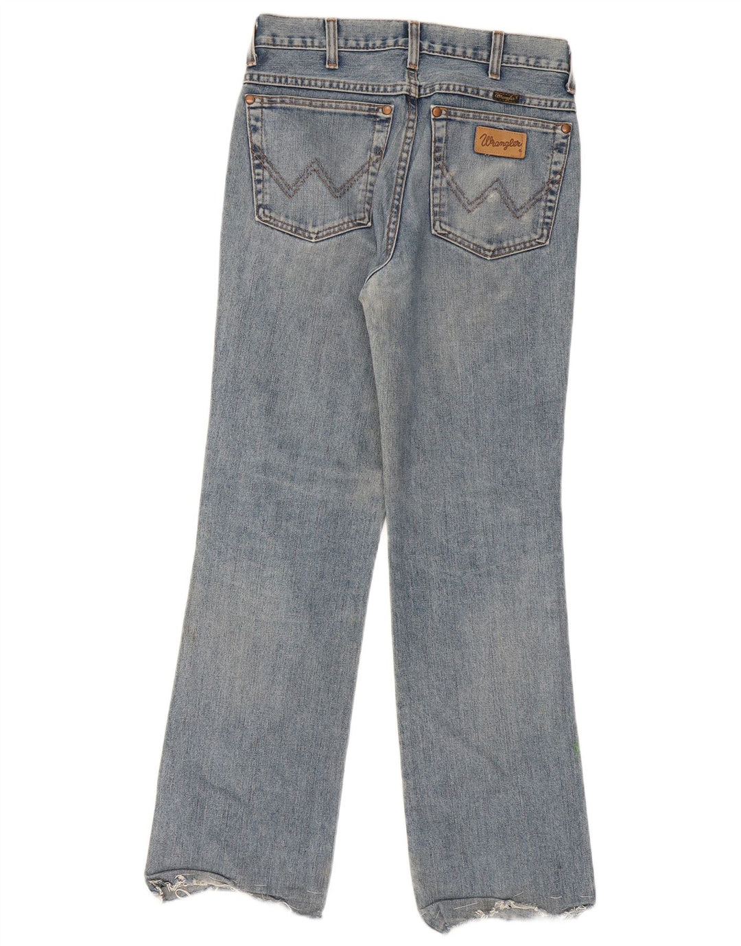 WRANGLER Mens Evolution Straight Jeans W31 L30 Blue Cotton