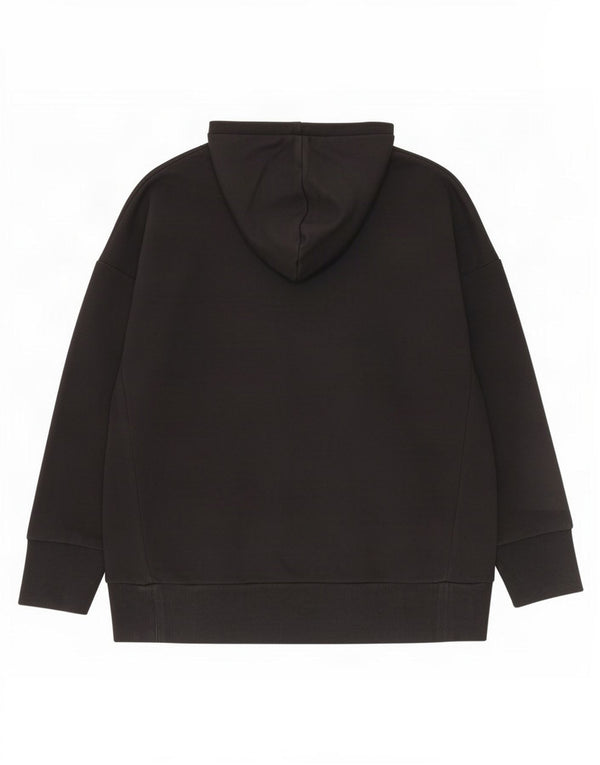 Felpa con cappuccio grafica da uomo Adidas XL in cotone nero