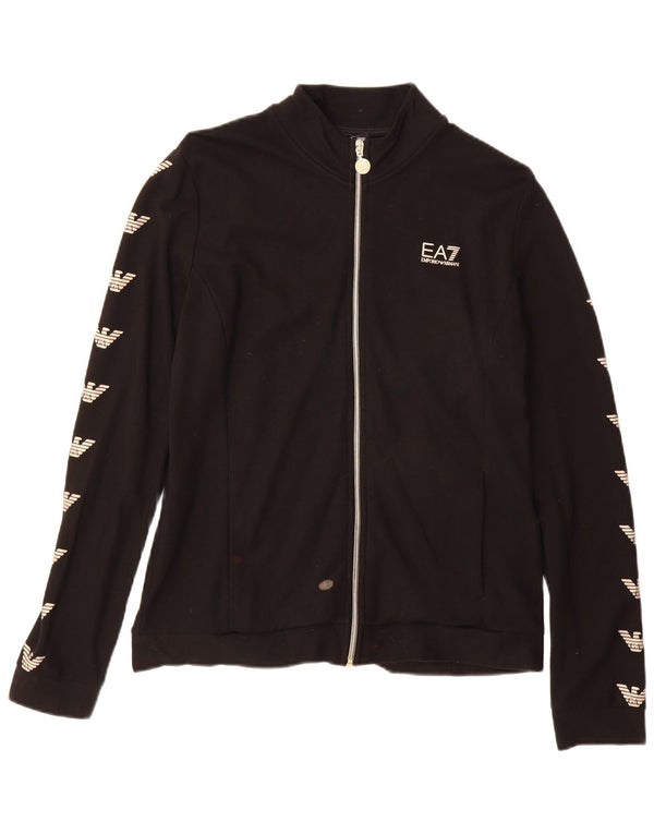 EMPORIO ARMANI Giacca da tuta con grafica per ragazzi 15-16 anni XL Nera