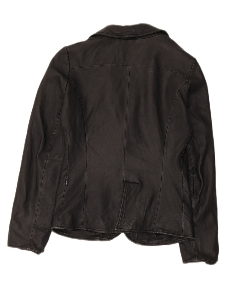 Giacca blazer a 1 bottone da donna Calvin Klein Jeans UK 10 piccola nera