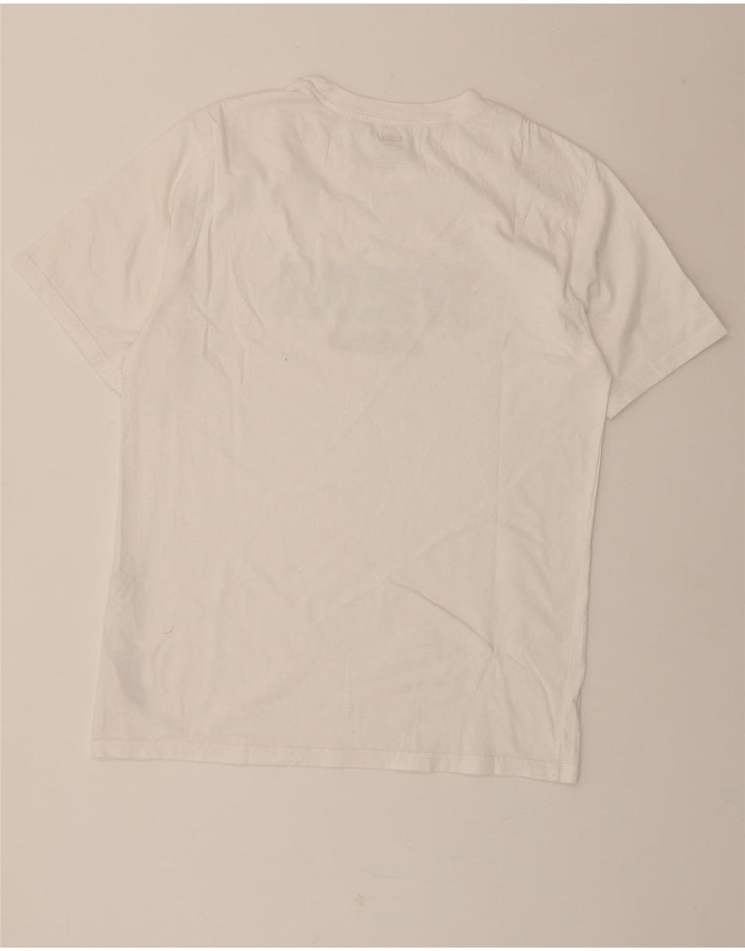LEVI'S Mens Relaxed Fit Graphic T-Shirt Top Small White Cotton Vintage Levi's and Second-Hand Levi's from Messina Hembry 