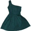 MAGAZZINO Abito monospalla da donna UK 8 Piccolo poliestere verde