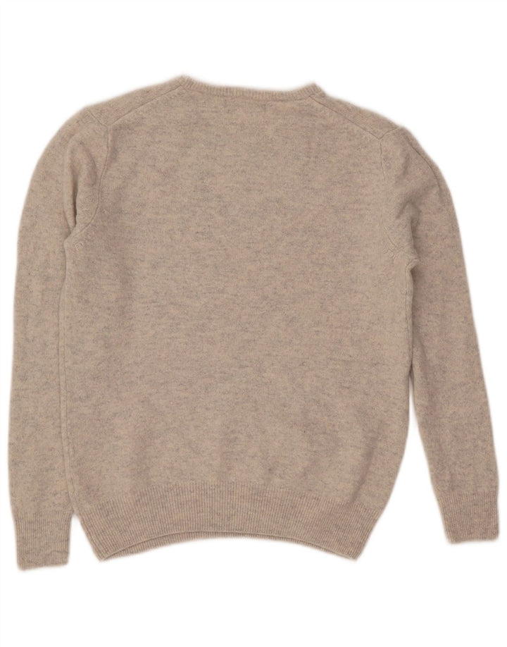 Maglione maglione girocollo da donna Marks & Spencer UK 14 Grigio medio chiazzato