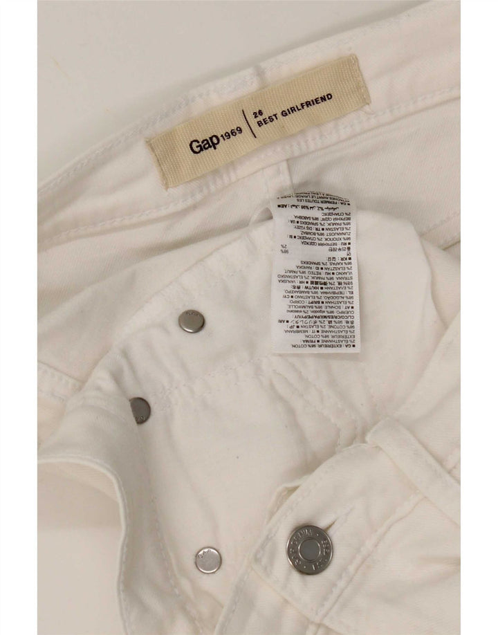Jeans slim da donna Gap W26 L26 cotone bianco