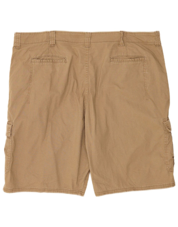 Pantaloncini cargo da uomo dalla vestibilità rilassata Wrangler W42 2XL cotone beige