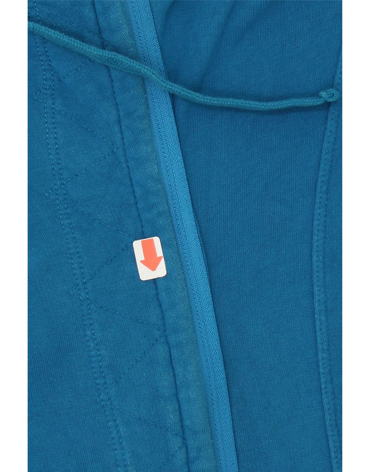 CONVERSE Womens Zip Hoodie Sweater UK 10 Small Blue Polyester Vintage Converse and Second-Hand Converse from Messina Hembry 