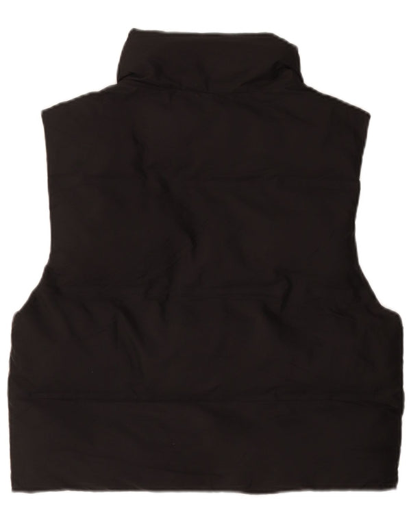 Gilet imbottito oversize da donna Zara UK 6 XS poliestere nero