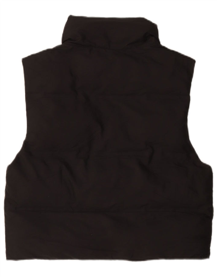 Gilet imbottito oversize da donna Zara UK 6 XS poliestere nero
